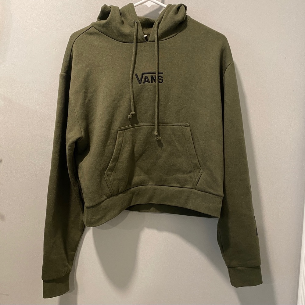 VANS WOMENS GREEN HOODIE